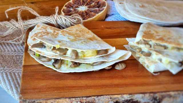 Quesadillas de champiñon y queso, un acercamiento a la cocina mexicana popular