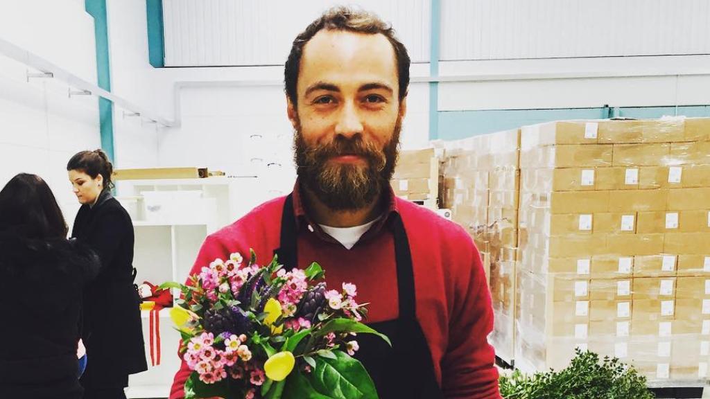 James Middleton en una imagen de sus redes sociales.