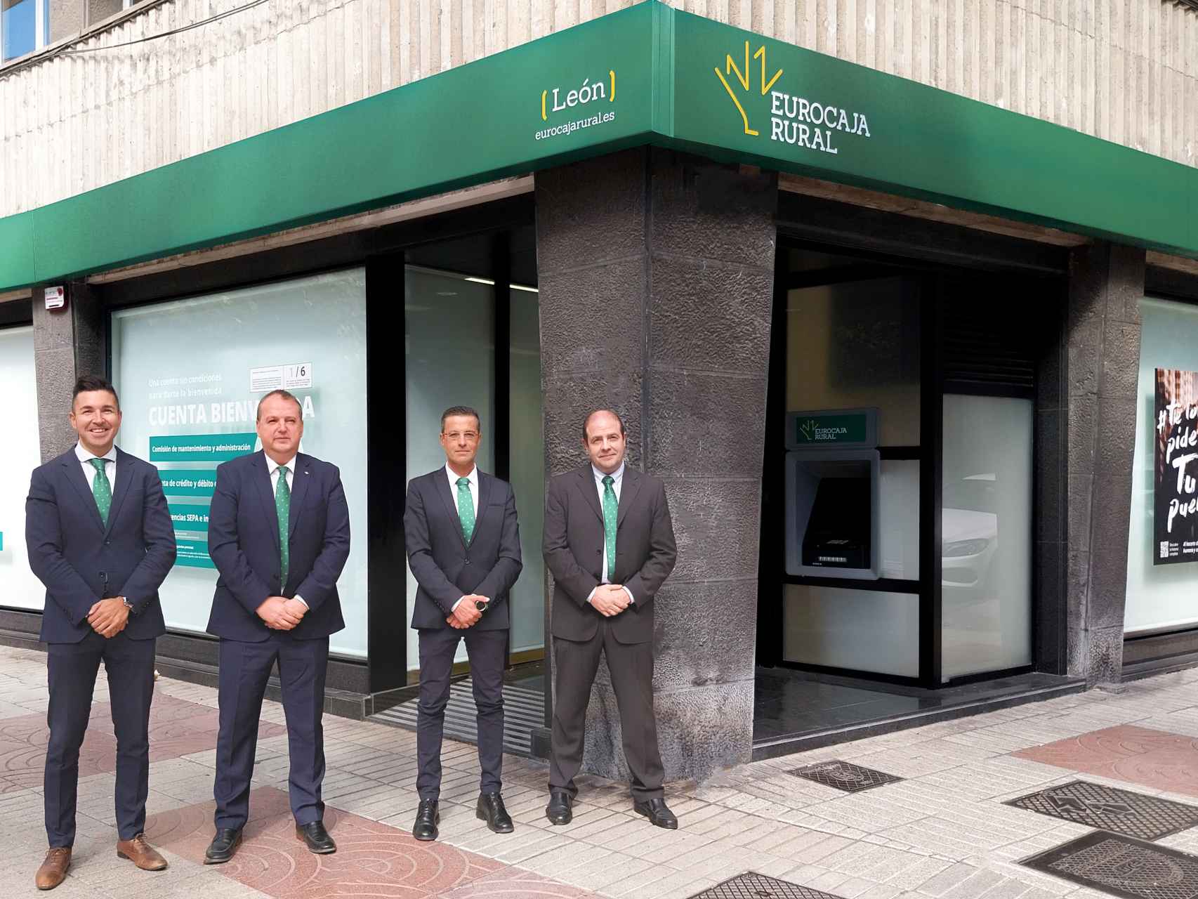 La nueva oficina de Eurocaja Rural en León capital.