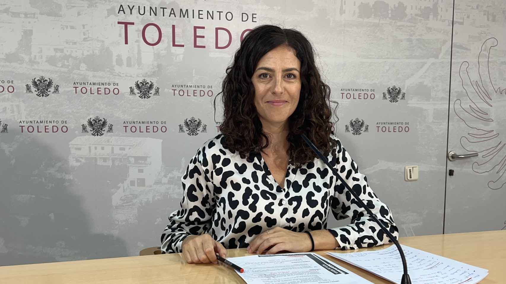 Noelia de la Cruz, portavoz del equipo de Gobierno de Toledo. Foto: Ayuntamiento de Toledo.