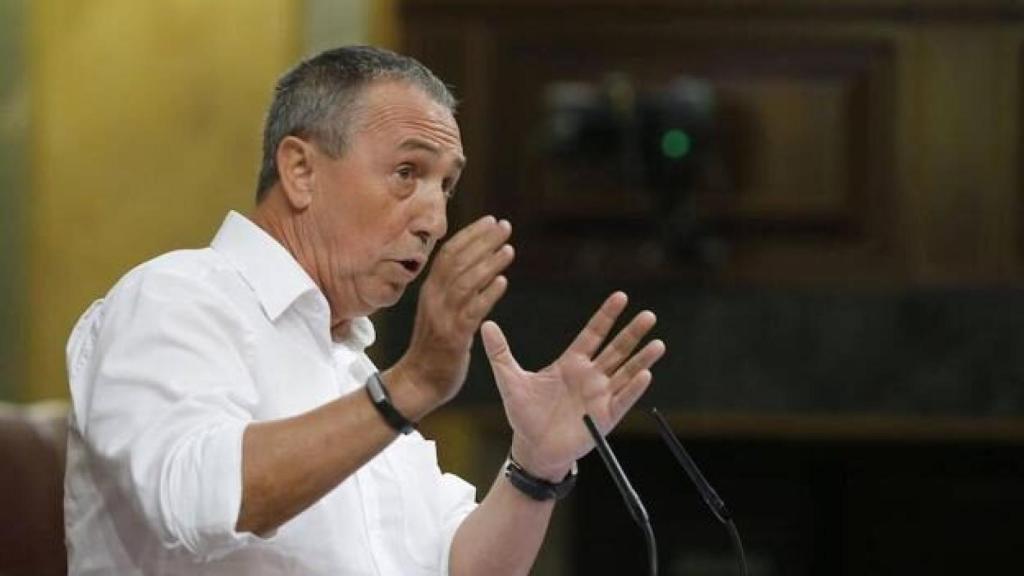 Joan Baldoví en el Congreso de los Diputados.