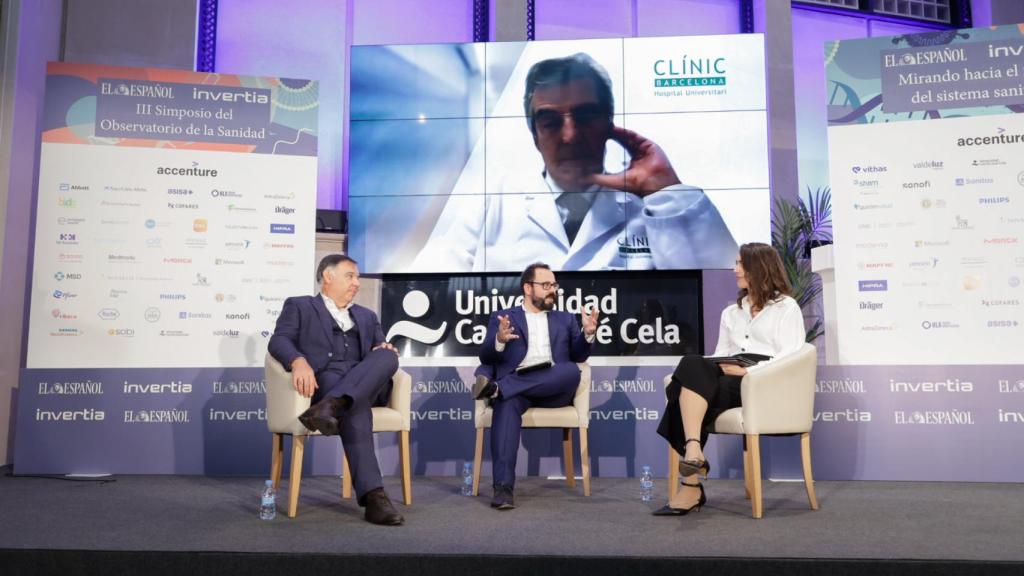 Imagen de la mesa redonda 'PERTE salud de vanguardia: innovación y desarrollo de terapias avanzadas', en la última jornada del III Simposio del Observatorio de la Sanidad.