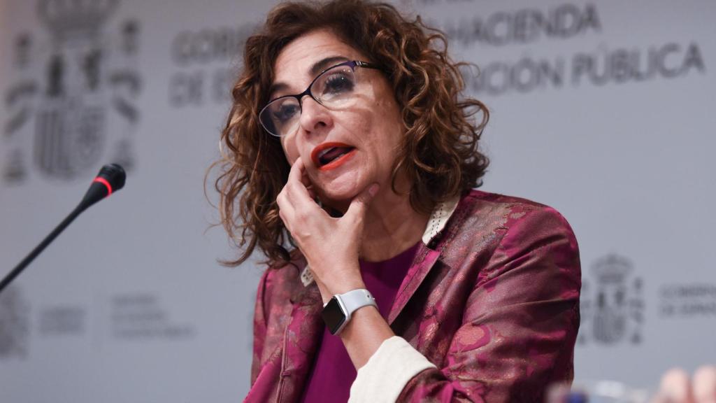 María Jesús Montero, ministra de Hacienda, este jueves.