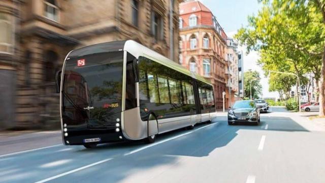 Imagen de archivo de un proyecto de BRT en Francia.