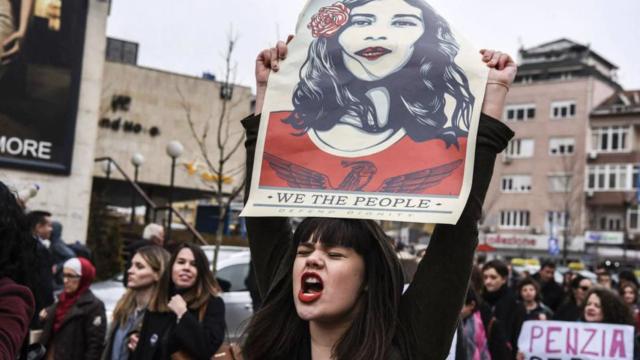 Manifestación feminista.