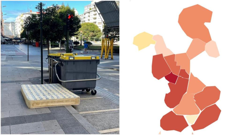 Encuesta sobre la limpieza en A Coruña: los barrios, más descontentos que el centro