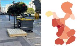 Encuesta sobre la limpieza en A Coruña: los barrios, más descontentos que el centro