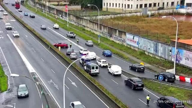 Accidente múltiple esta mañana en Alfonso Molina.