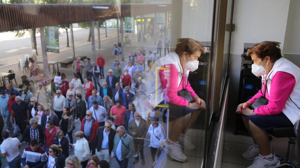 Manifestación convocada por representantes de municipios ribereños de las presas de Ricobayo y Almendra