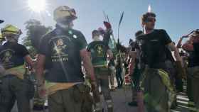 Miembros de la Asociación de Trabajadores de Incendios Forestales de Castilla y León (ATIFCYL)