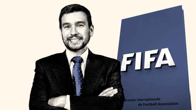 Emilio García Silvero, director legal de FIFA en un fotomontaje