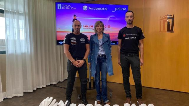 La directora de Turismo de Galicia, Nava Castro, participa en la presentación del Touring Xacobeo & Vuelta Motociclista a Galicia 2022.