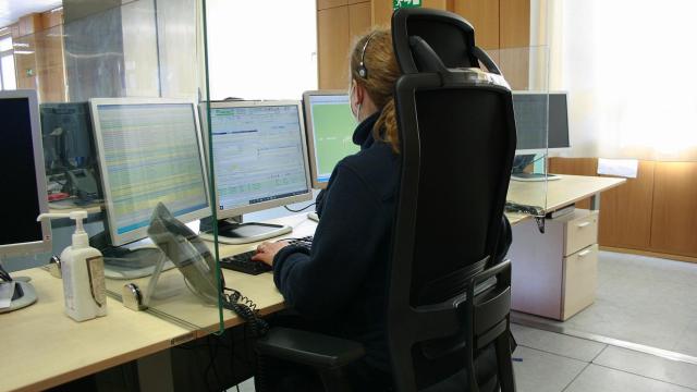 Sala de Emergencias del 112 de Castilla y León.