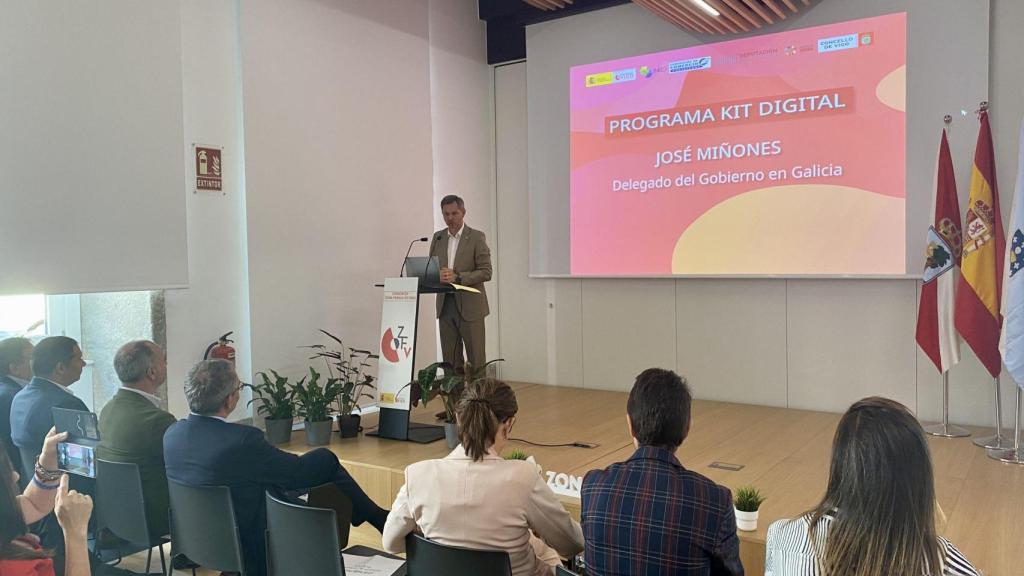 Presentación del Kit Digital en la Zona Franca de Vigo.