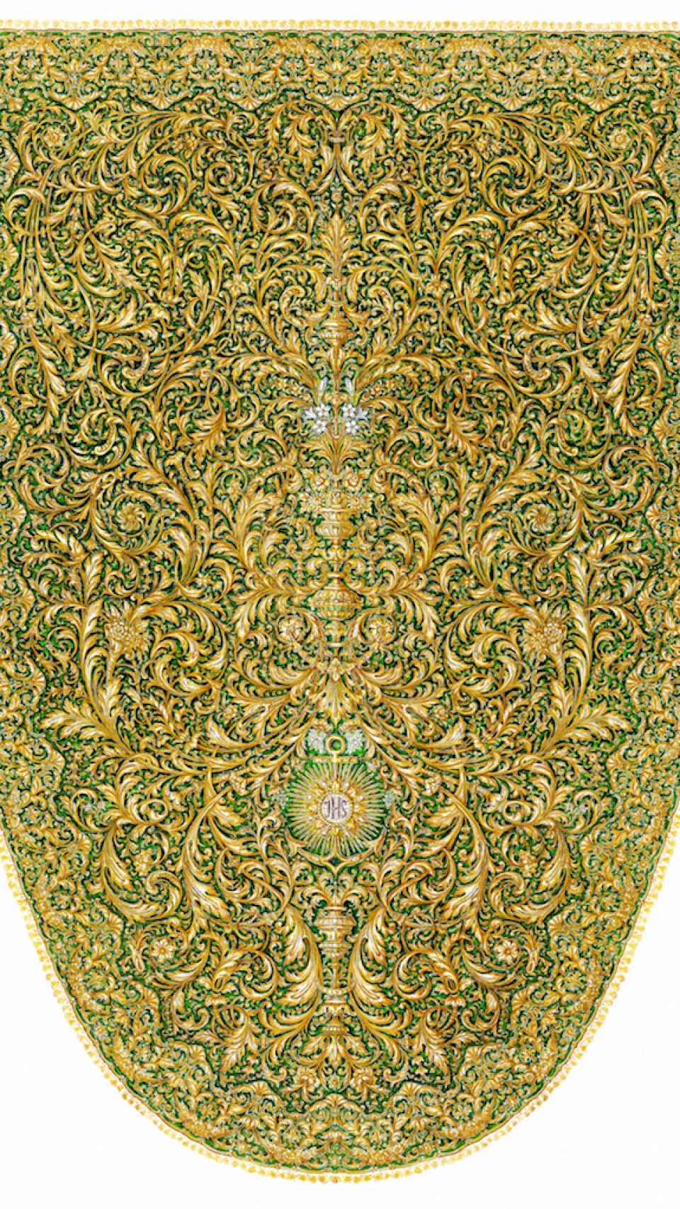 Diseño de manto de Javier Sánchez de los Reyes.