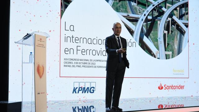 Rafael del Pino, presidente de Ferrovial.