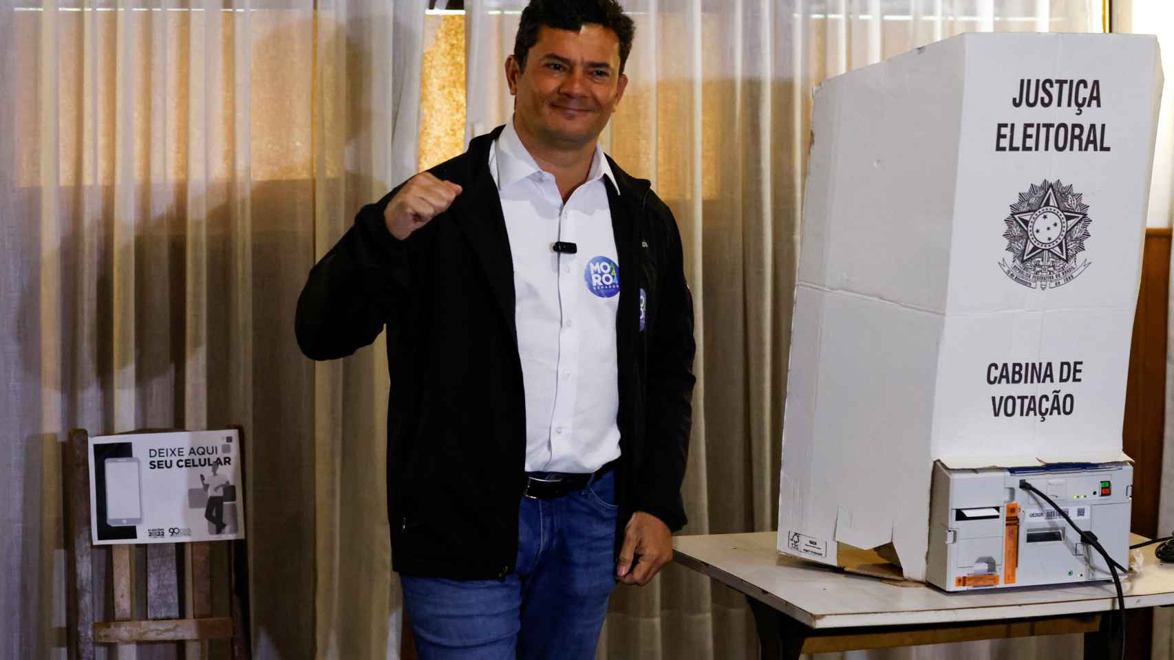Sergio Moro votando.