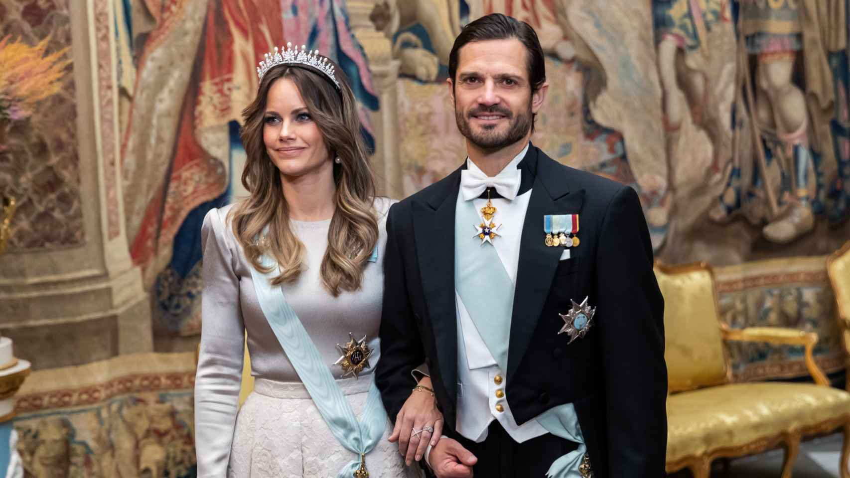 El príncipe Carlos Felipe de Suecia y Sofía Hellvisq en una imagen de archivo.