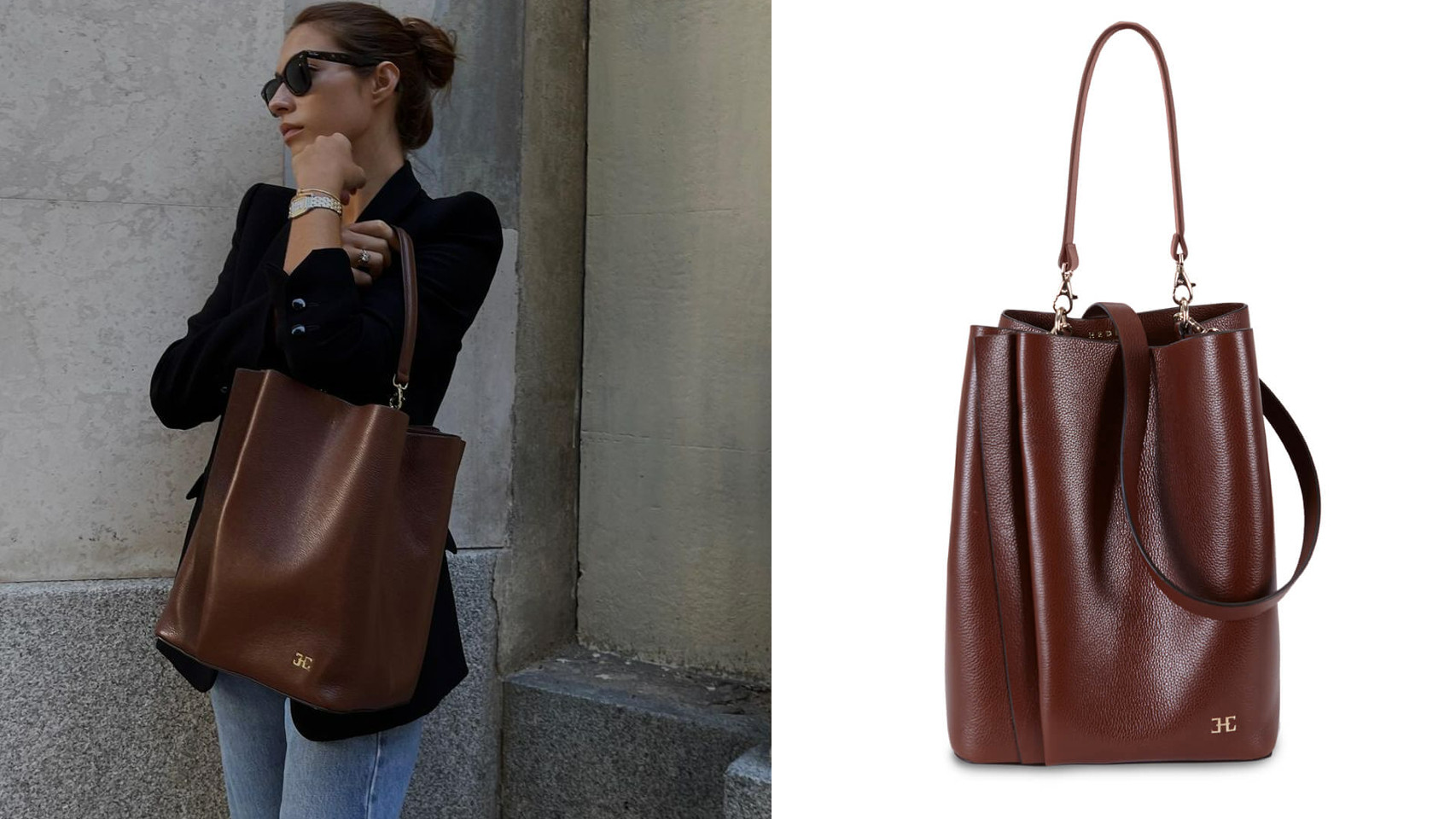 Rocío Crusset con el bolso de Heden Brand.