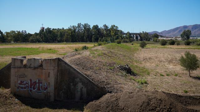 Imagen actual del Cerro del Villar, en Málaga, tras las excavaciones arqueológicas.