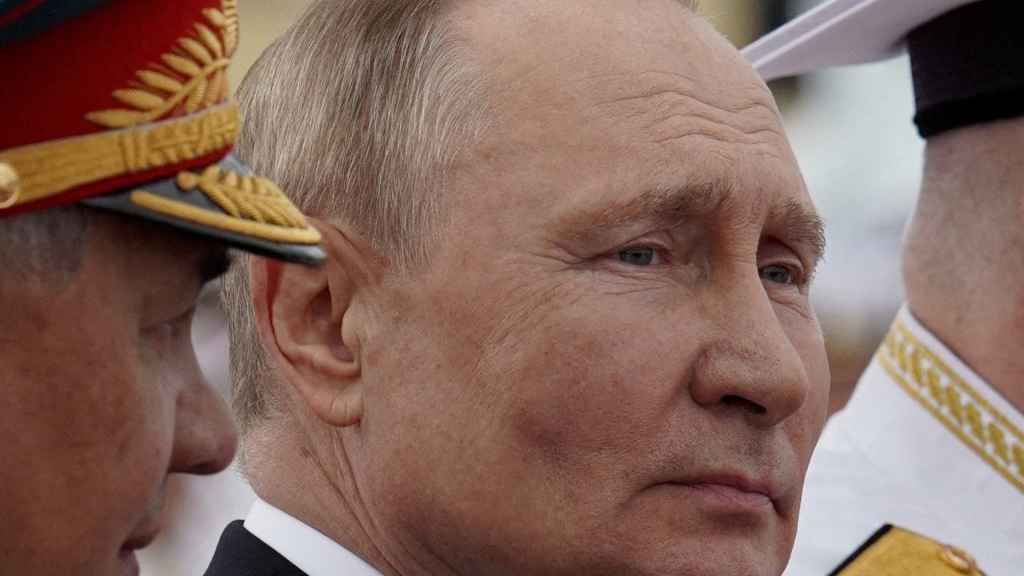 Vladímir Putin este lunes 3 de octubre en Moscú.