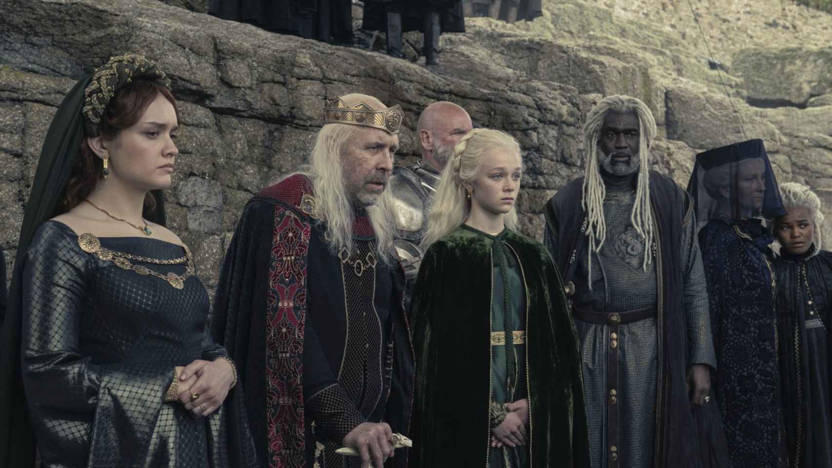 El funeral de Laena Velaryon en 'La casa del dragón' 1x07.
