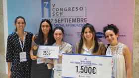 Equipo ganador del premio de la V Beca Trisquel de Investigación en Heridas.