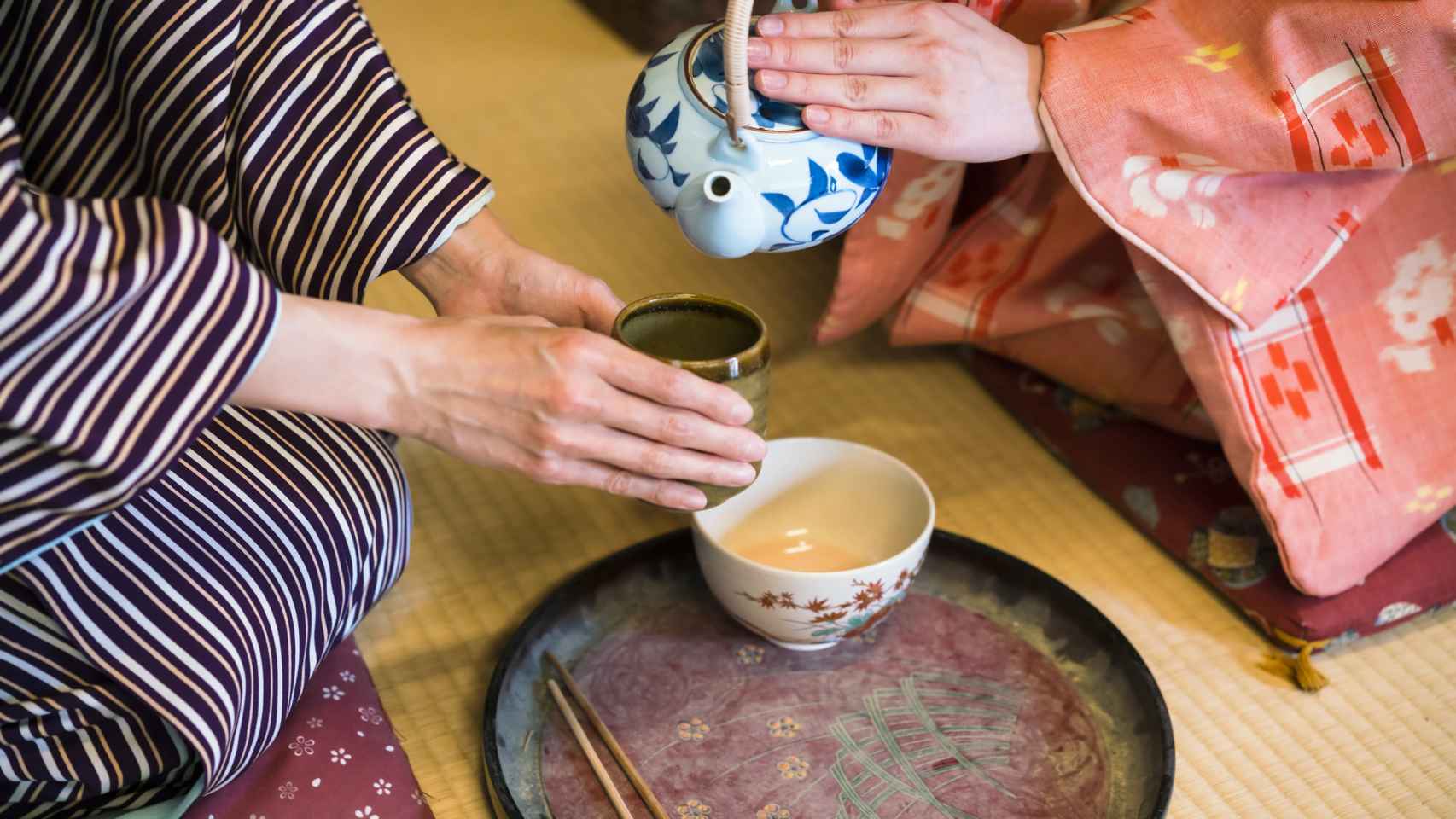 Ceremonia de té en Kioto, Japón
