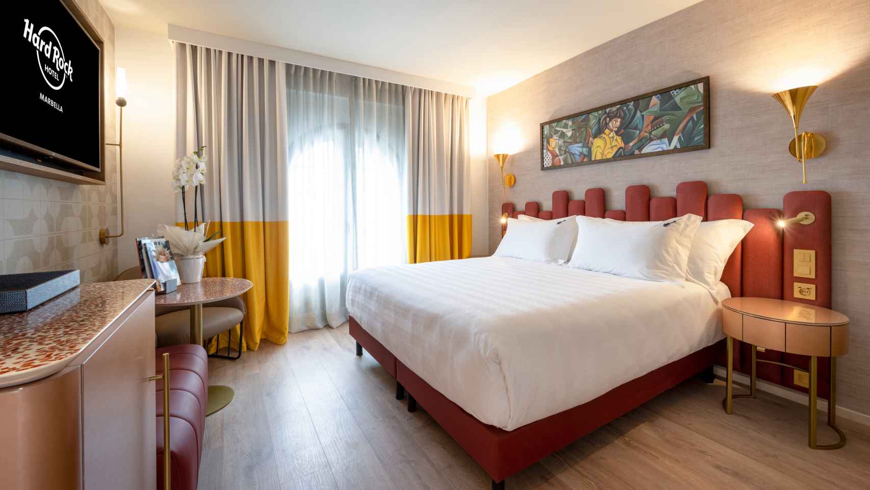 Una habitación del hotel Hard Rock Marbella.