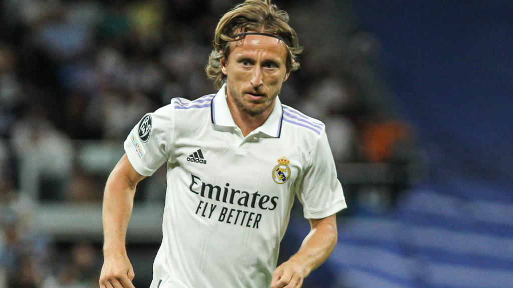 Luka Modric, en un partido del Real Madrid de la Champions League 2022/2023