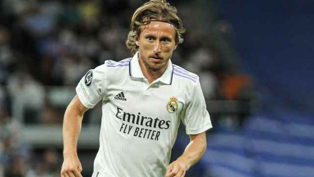Luka Modric, en un partido del Real Madrid de la Champions League 2022/2023