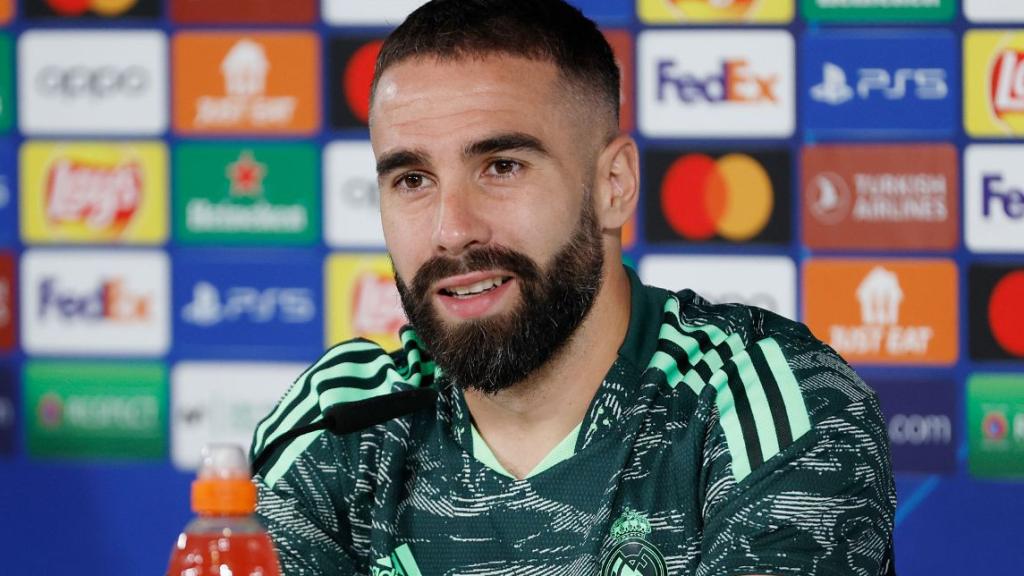 Carvajal, en la rueda de prensa previa al partido del Shakhtar