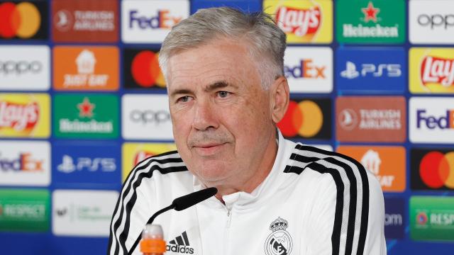 Carlo Ancelotti, en rueda de prensa