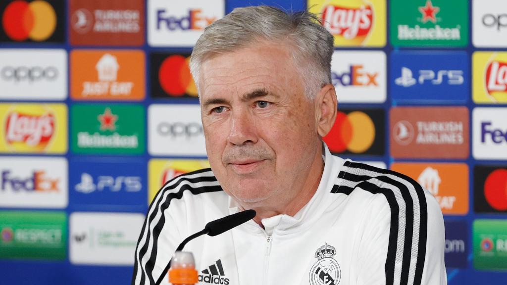 Carlo Ancelotti, en rueda de prensa