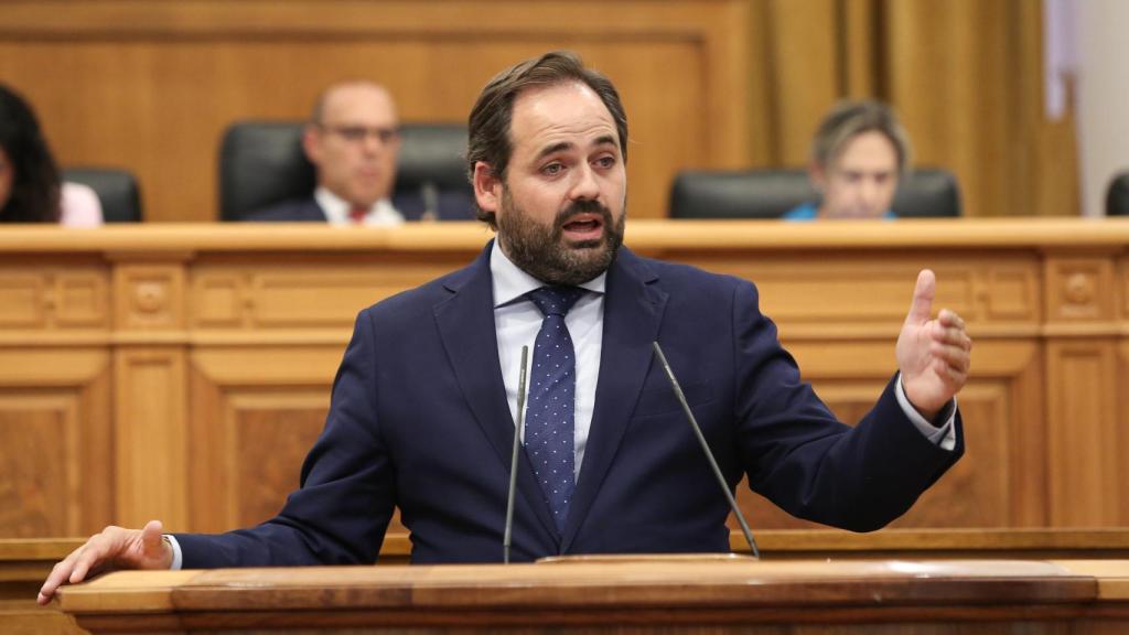 Paco Núñez durante su intervención en el Debate sobre el Estado de la Región.