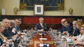 Reunión del Pleno del CGPJ, con Carlos Lesmes en la presidencia./