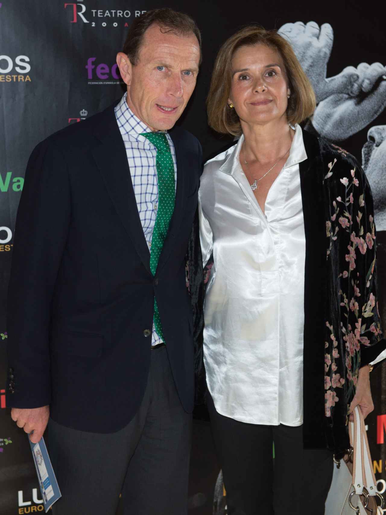 Emilio Butragueño y su mujer, Sonia González, el mejor apoyo de su hija.