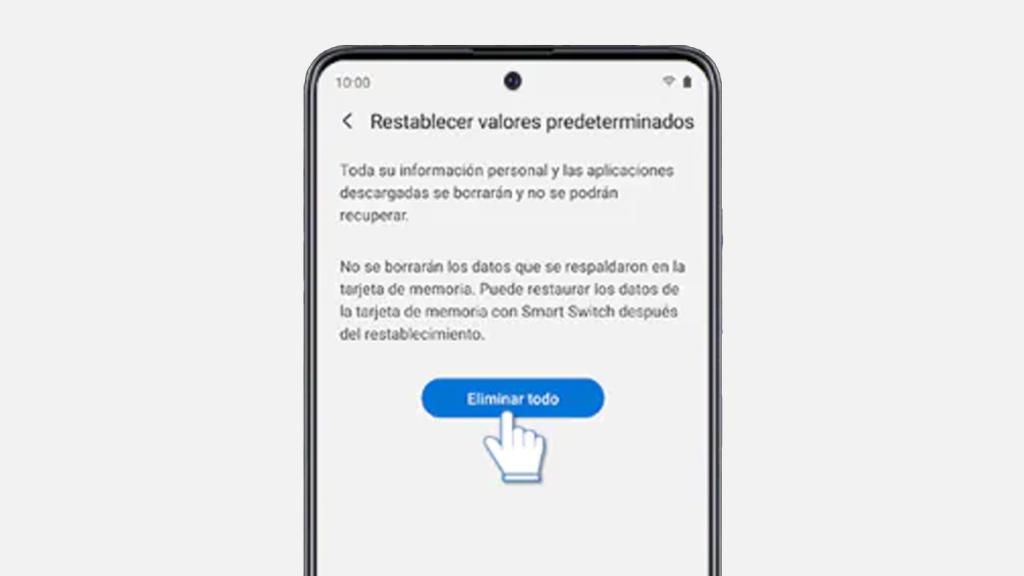 Restablecer Samsung