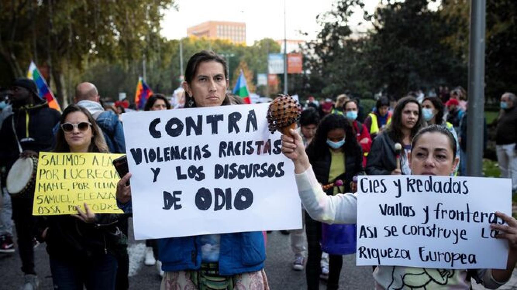 Imagen de archivo de una manifestación atirracista.