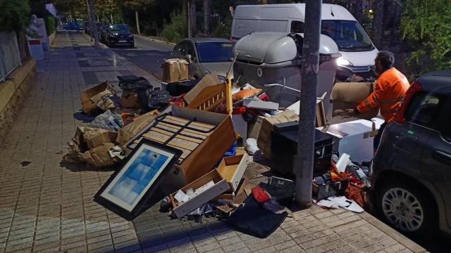 Un ejemplo de vertido incontrolado en l'Alfàs.