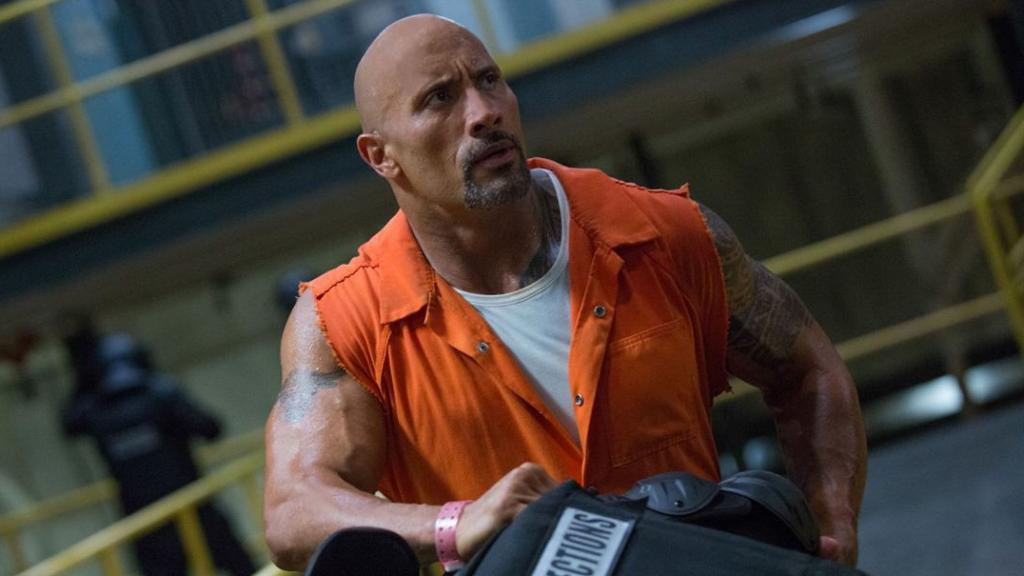 Dwayne Johnson en 'Fast & Furious 8'.