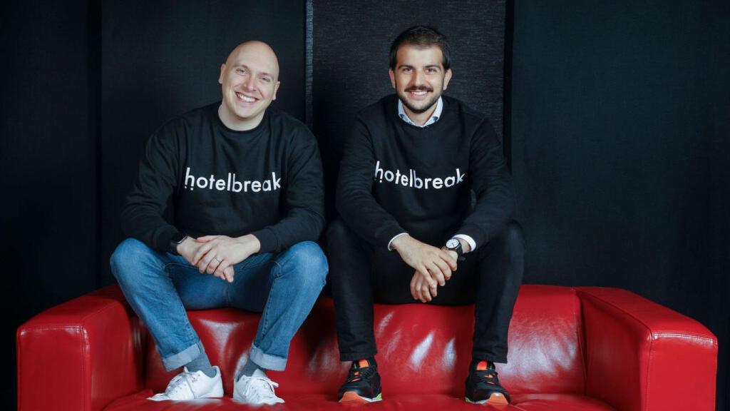 Maxime Renaudin y Cristian Alcoba, fundadores de Hotelbreak.
