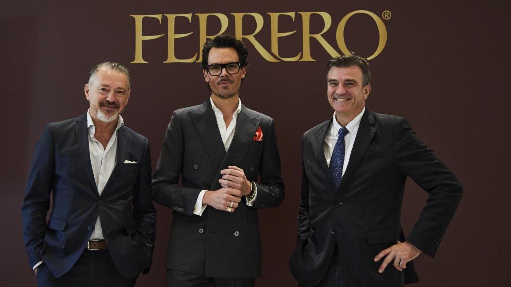 Juan Avellaneda en el evento de Ferrero.