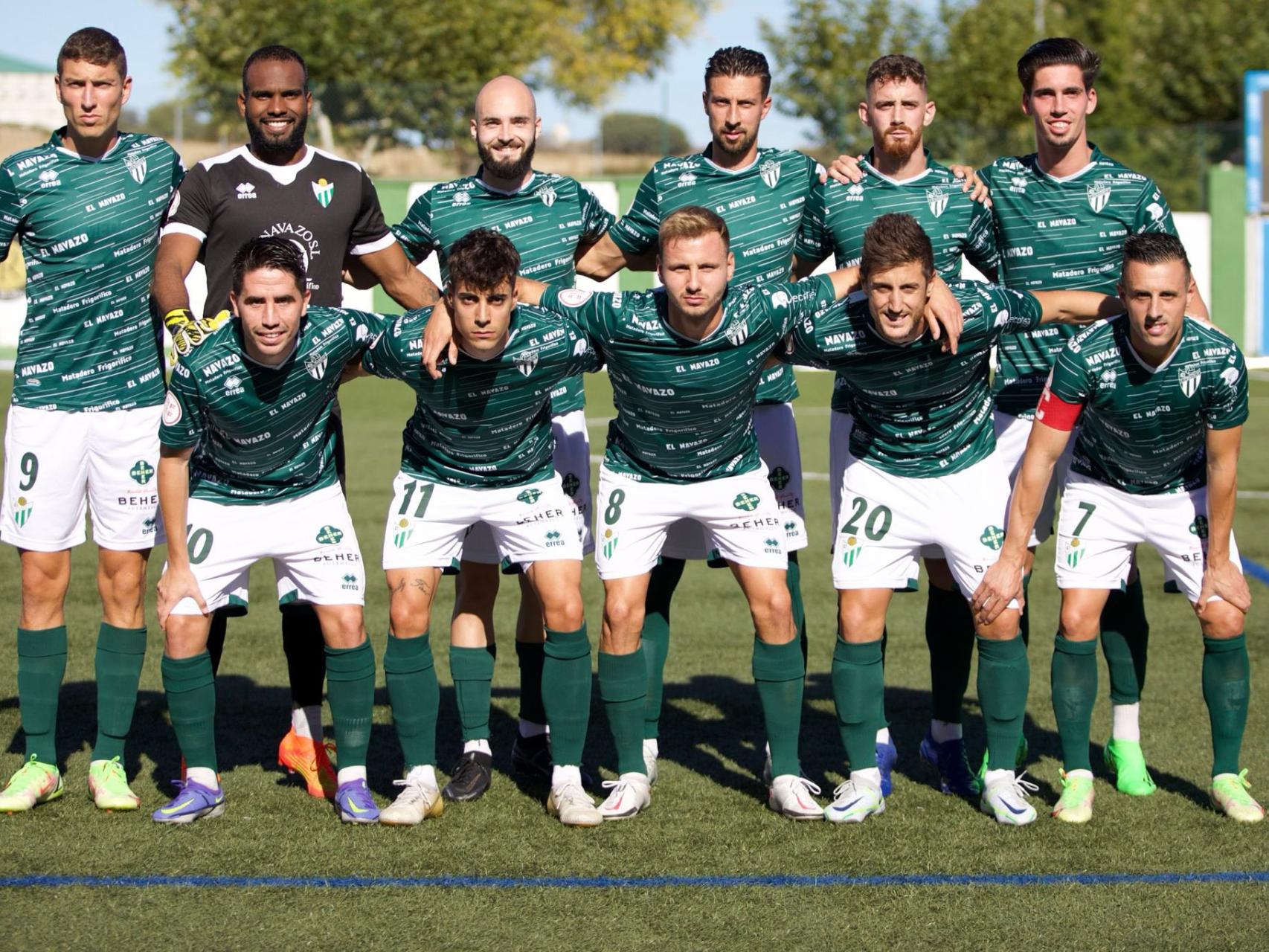Once inicial del CD Guijuelo que se midió al Marino de Luanco la pasada jornada