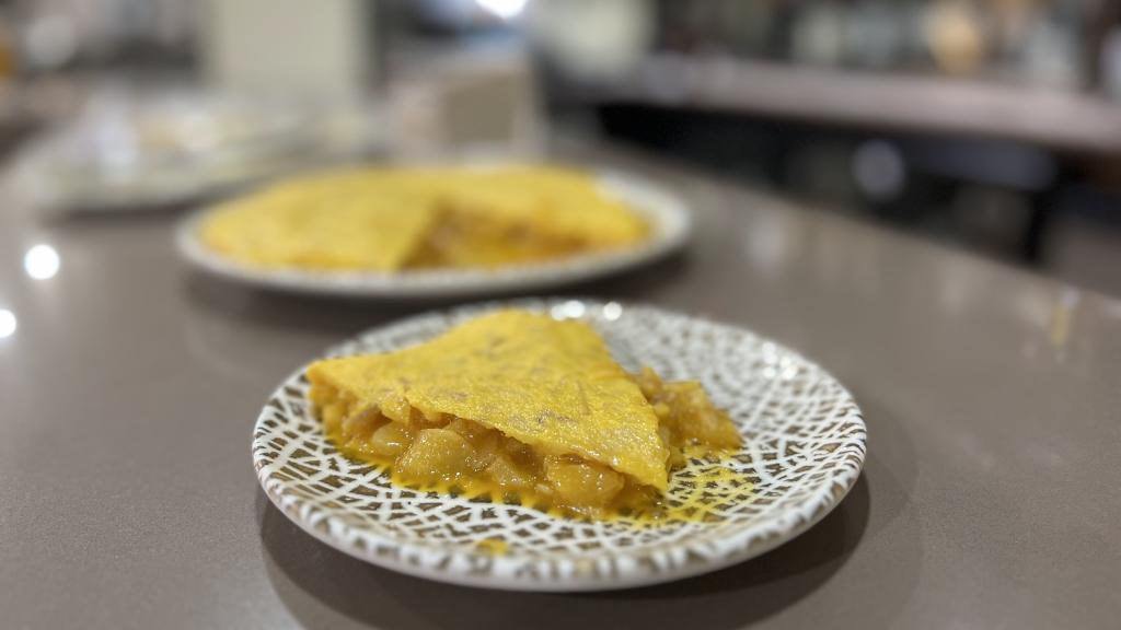 La tortilla del restaurante Tizona de Logroño.