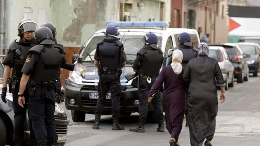 Operación policial en Melilla.