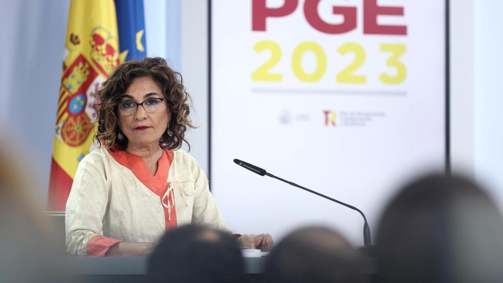 La ministra de Hacienda y Función Pública, María Jesús Montero.