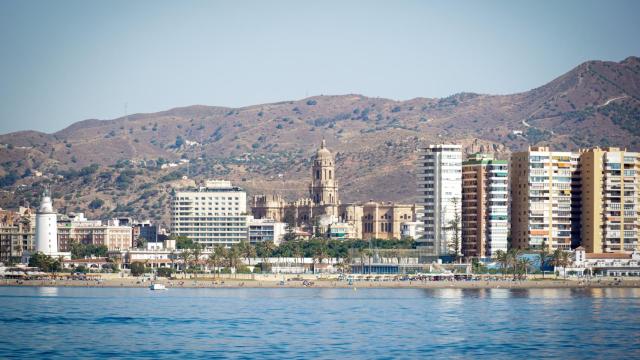 Vistas de Málaga capital.