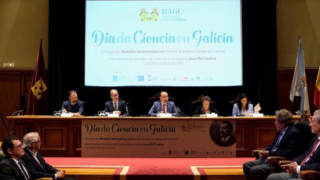 Acto por el Día da Ciencia en Galicia 2022 en el Pazo de Fonseca.