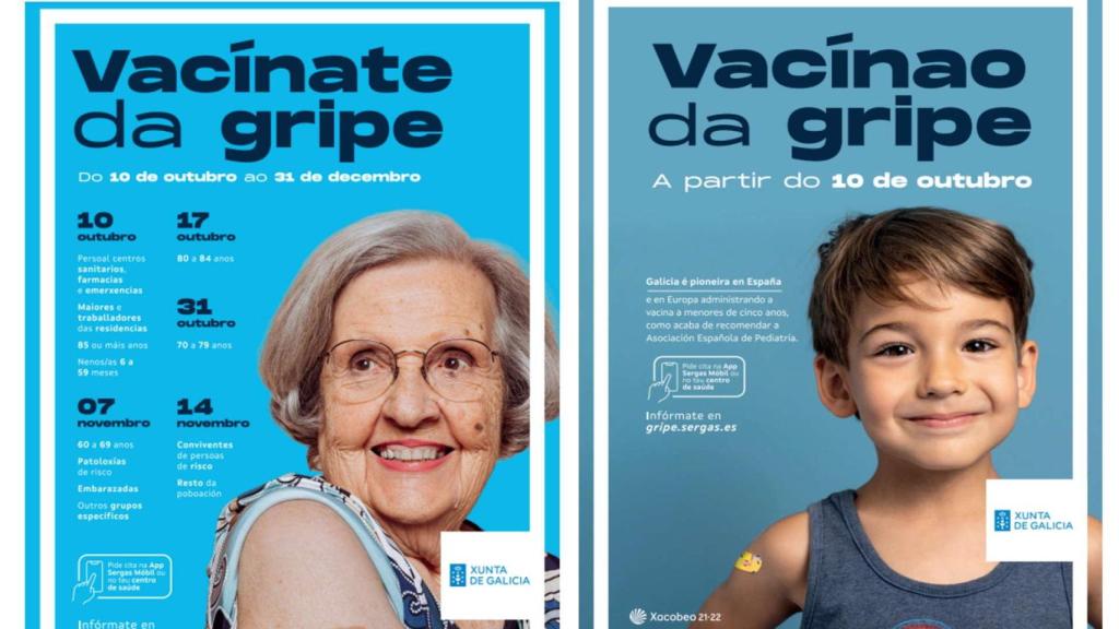 Vacunación de la gripe en Galicia